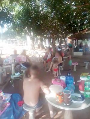 Covid-19: Às margens do Rio Paraná, aparecidenses ignoram distanciamento social com direito a churrasco e banho de rio