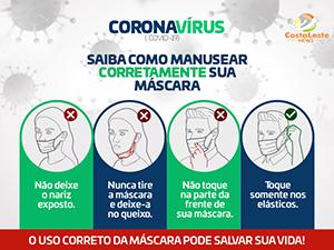 Combate ao coronavírus: veja uso correto de máscaras