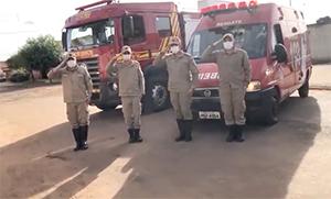 VÍDEO: Forças de Segurança de Aparecida do Taboado prestam homenagem a 2 policiais civis assassinados na Capital
