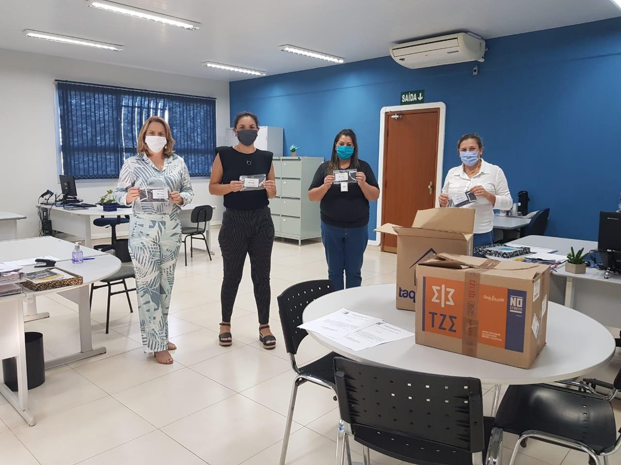 Assistência Social distribuiu máscaras para indústrias de Aparecida do Taboado