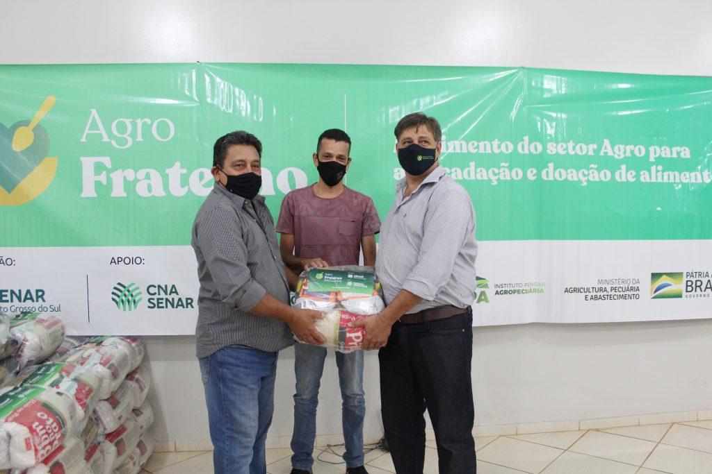 Agro Fraterno: Sindicato Rural realiza doação de 100 cestas básicas para famílias aparecidenses