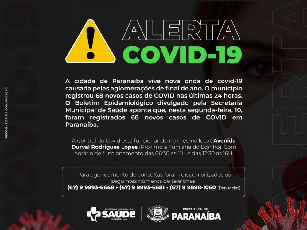 Nova onda gera aumento nos casos de Covid-19 do município de Paranaíba