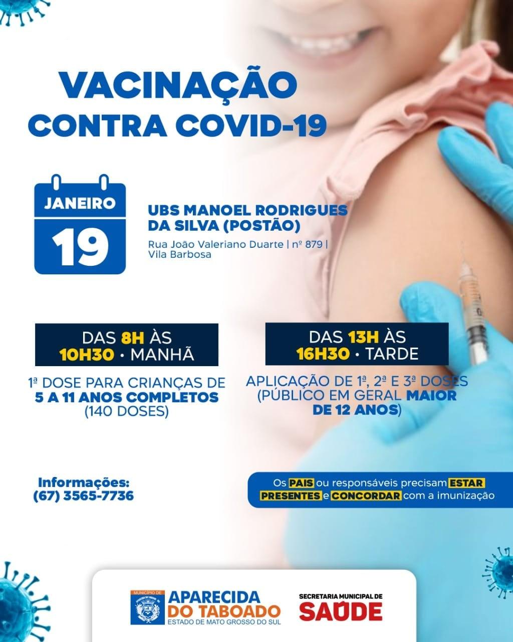 Crianças de 5 a 11 anos podem se imunizar contra Covid-19 nesta quarta-feira