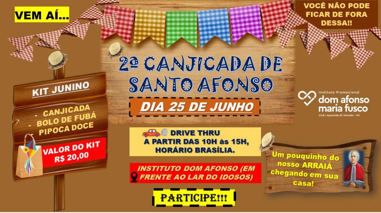 Instituto realiza segunda edição da ‘Canjicada de Santo Afonso’