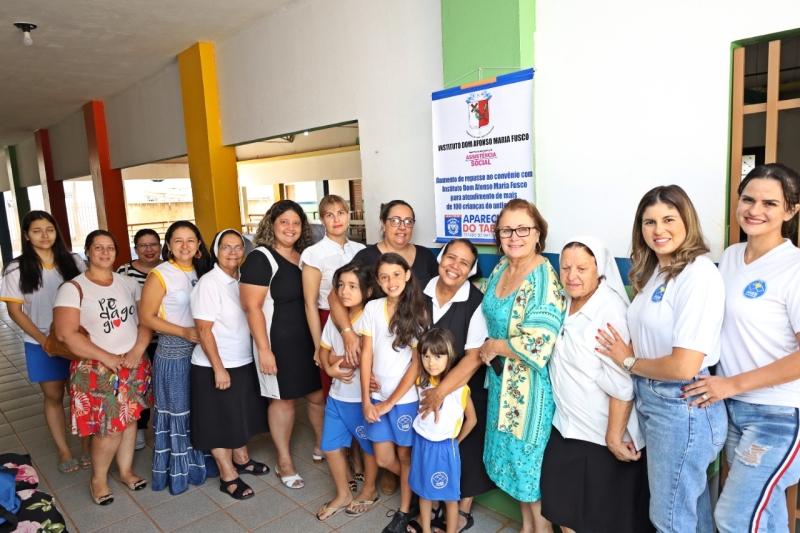 Instituto Dom Afonso recebe equipamentos adquiridos pelo Fundo Especial para a Infância e Adolescência