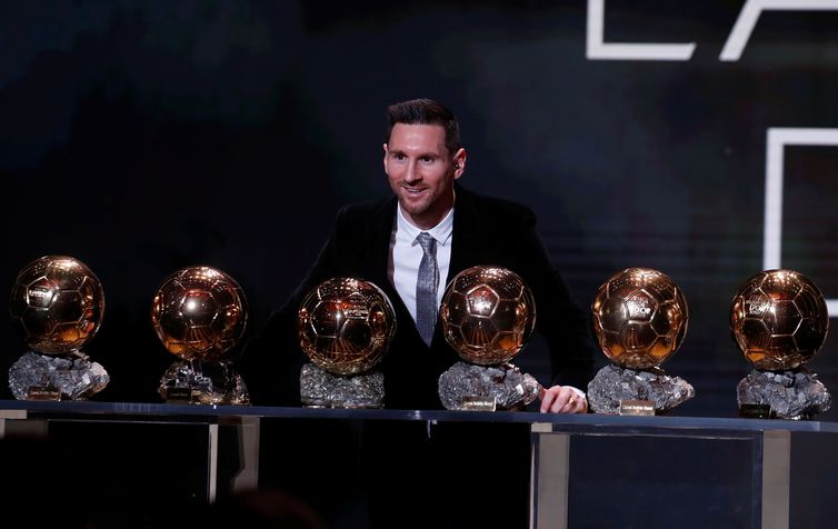 Messi e suas seis Bolas de Ouro - REUTERS / Christian Hartmann